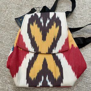 | Ikat Bag | Cotton backpack | Mini Backpack | Ikat Handbag | Women Bag |